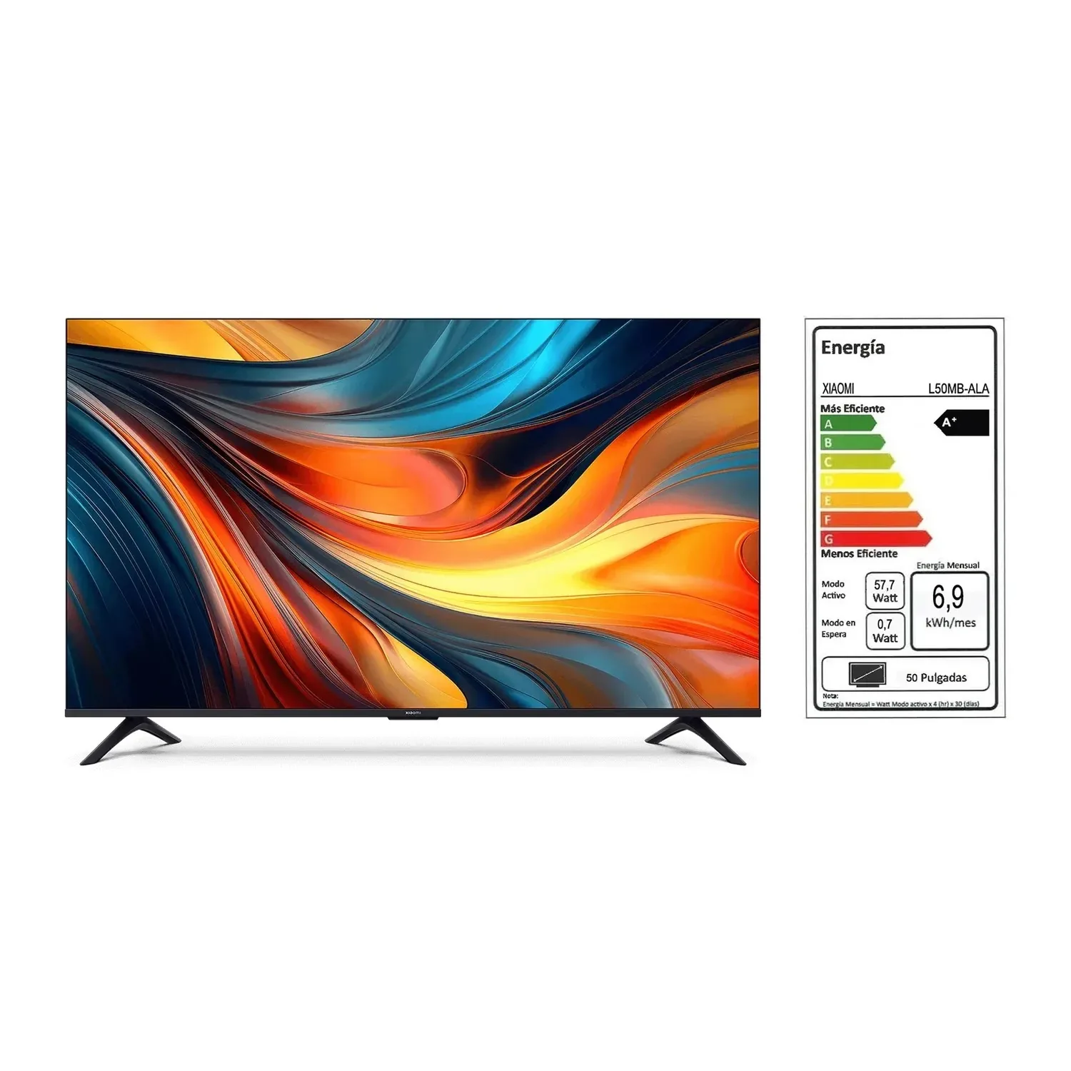 Televisor Smart TV Xiaomi A 50" 4K UHD Google TV 2026 - HDR